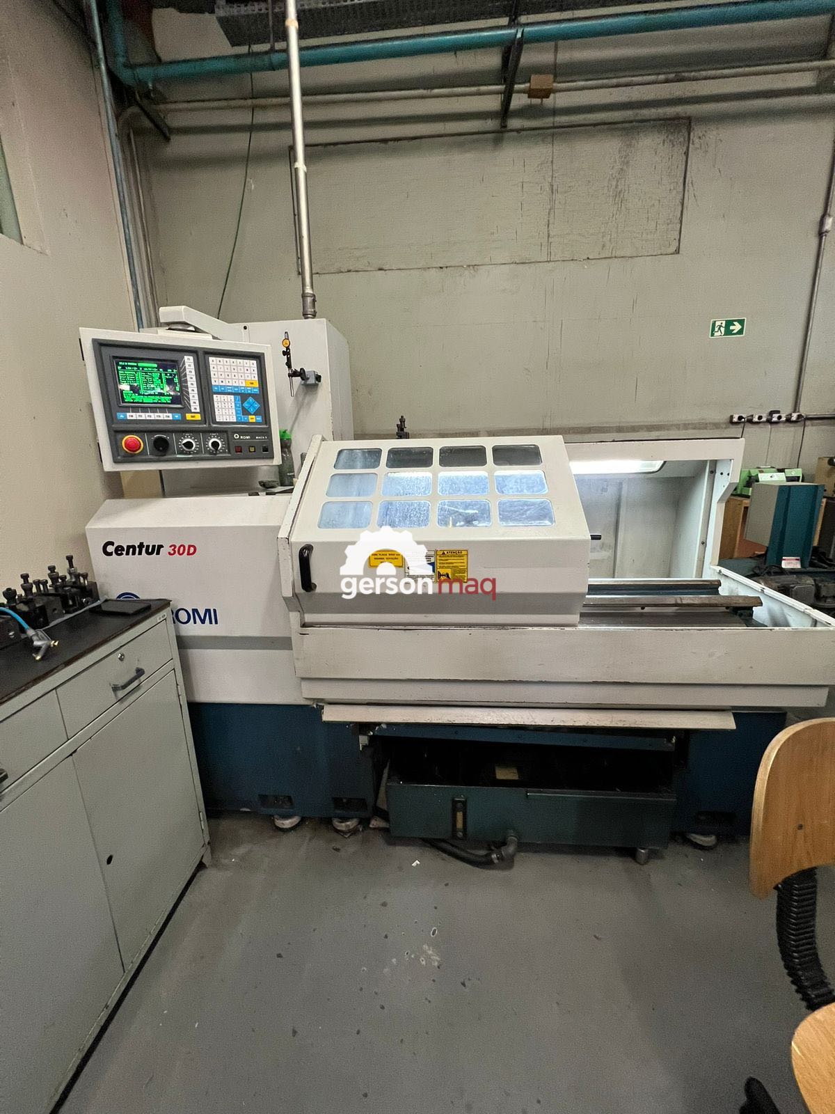 TORNO CNC ROMI CENTUR 30D GANG – MACH9 – 2000